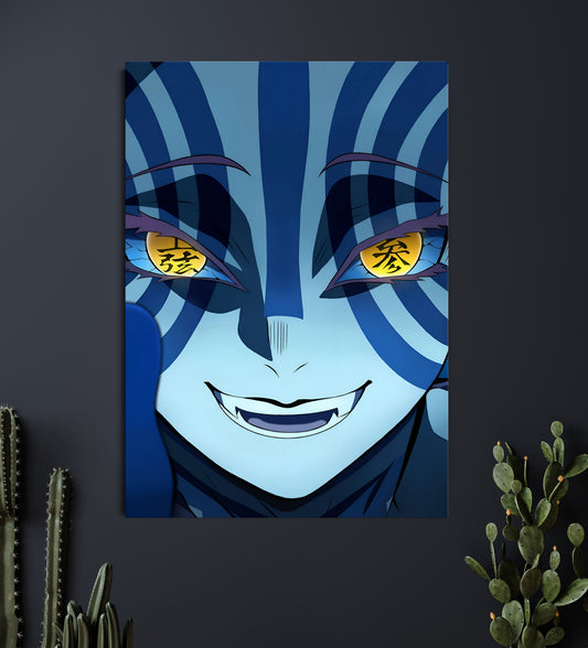 Akaza Upper Moon Demon Poster | Demon Slayer Anime Wall Art Lazywalls