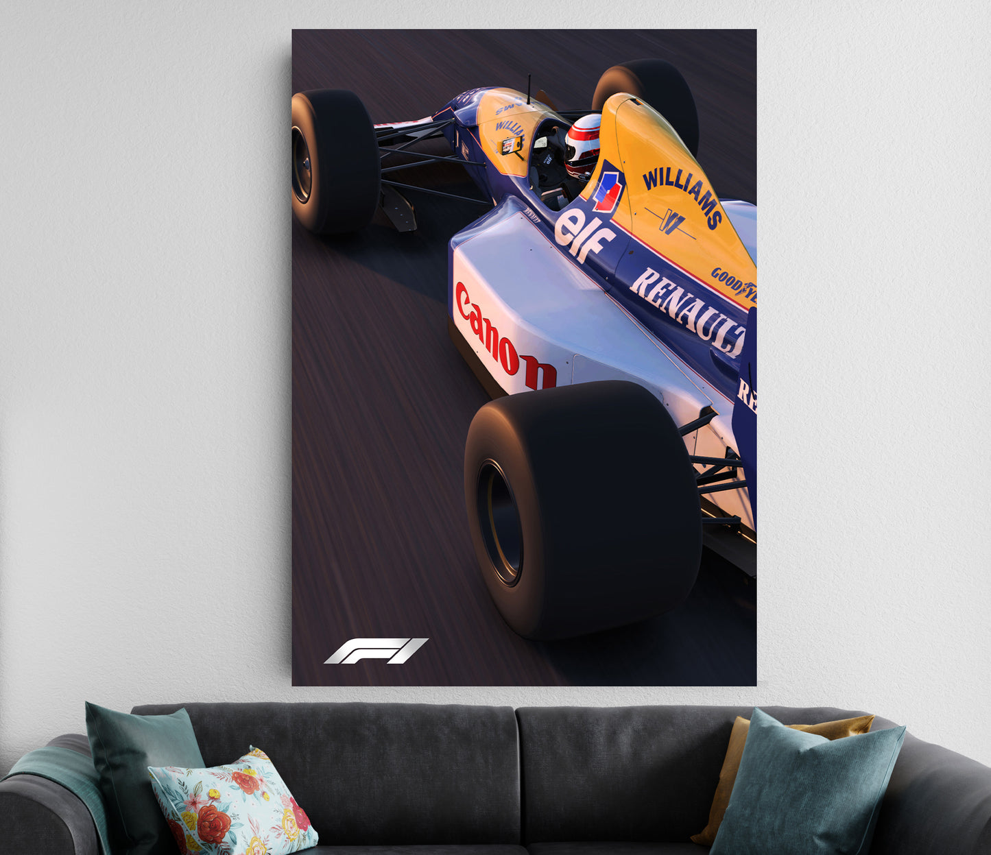 Williams F1 Race Car Poster | Formula 1 Motorsport Wall Art Lazywalls
