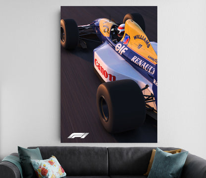 Williams F1 Race Car Poster | Formula 1 Motorsport Wall Art Lazywalls