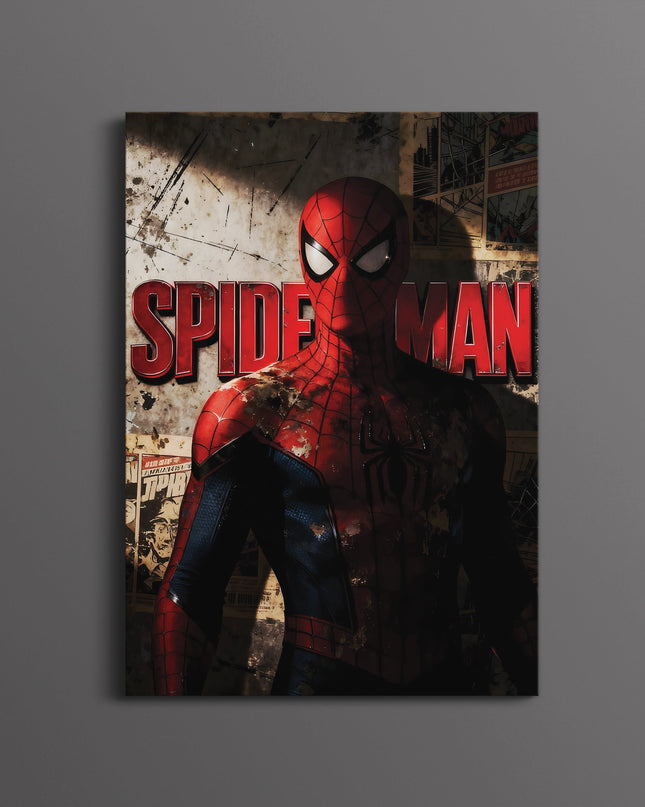 Spider-Man Dark Poster | Marvel Superhero Wall Art Lazywalls