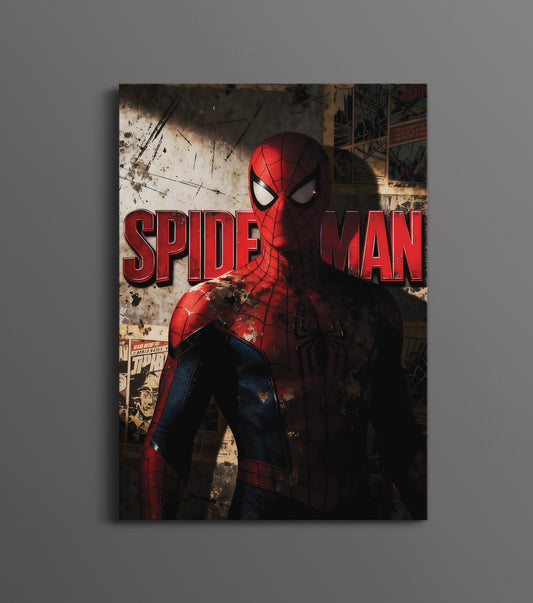 Spider-Man Dark Poster | Marvel Superhero Wall Art Lazywalls