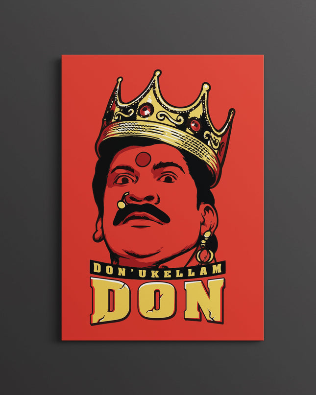Don Ukellam Don Meme Poster | Tamil Vadivelu Meme Wall Art Lazywalls