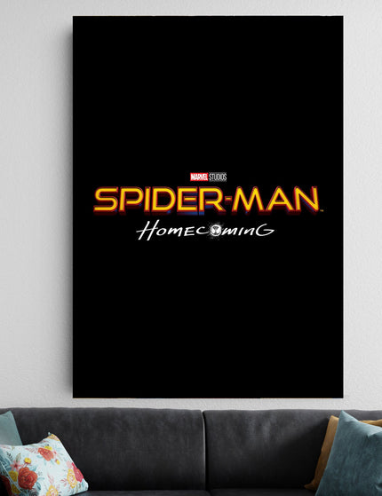 Spider Man Homecoming Logo Poster | Marvel Minimalist Wall Art Lazywalls