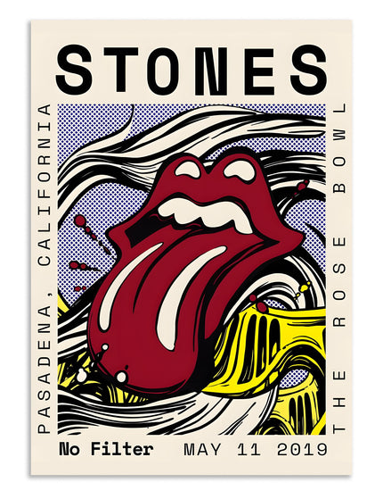 Rolling Stones No Filter Poster Art Lazywalls