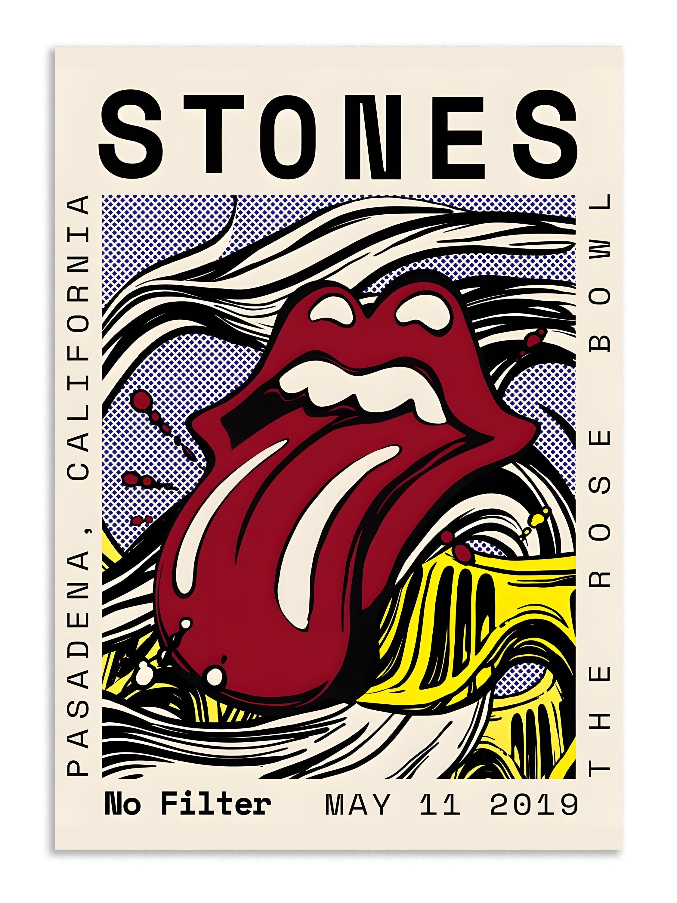 Rolling Stones No Filter Poster Art Lazywalls