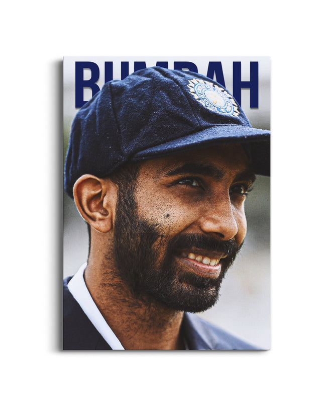 Jasprit Bumrah Poster | Indian Cricket Fast Bowling Icon Wall Art Lazywalls