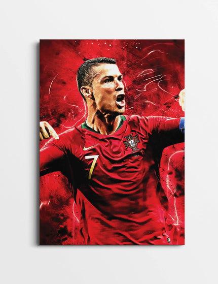 Cristiano Ronaldo Portugal Poster – CR7 Football Wall Art Lazywalls