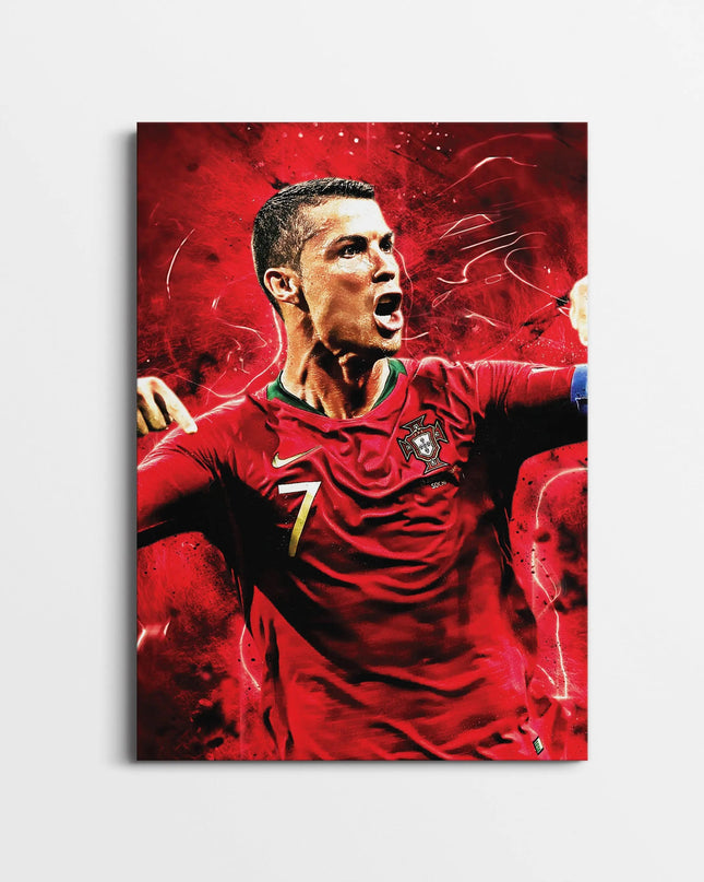 Cristiano Ronaldo Portugal Poster – CR7 Football Wall Art Lazywalls