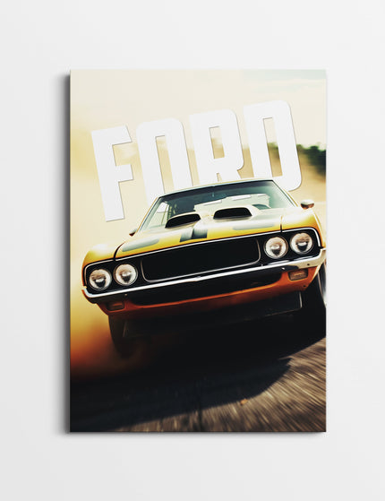 Classic Muscle Car Poster | Retro American Racing Wall Art Lazywalls