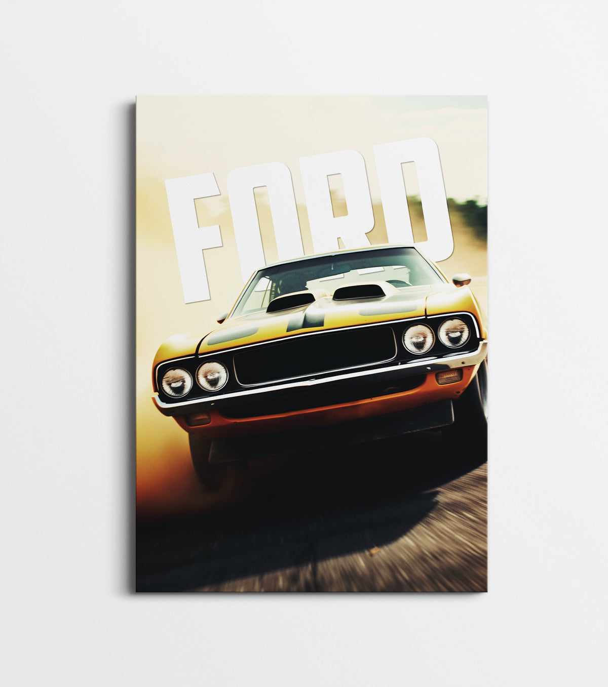 Classic Muscle Car Poster | Retro American Racing Wall Art Lazywalls