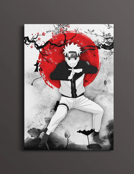 Naruto Uzumaki Japanese Art Poster | Naruto Anime Wall Art Decor Lazywalls