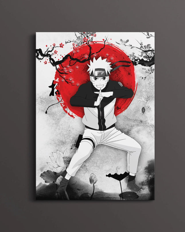 Naruto Uzumaki Japanese Art Poster | Naruto Anime Wall Art Decor Lazywalls