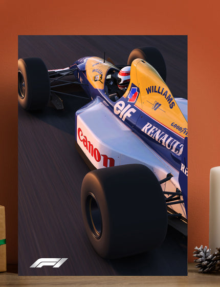 Williams F1 Race Car Poster | Formula 1 Motorsport Wall Art Lazywalls