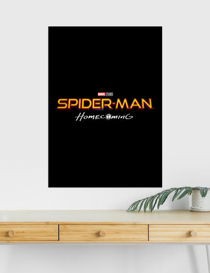 Spider Man Homecoming Logo Poster | Marvel Minimalist Wall Art Lazywalls
