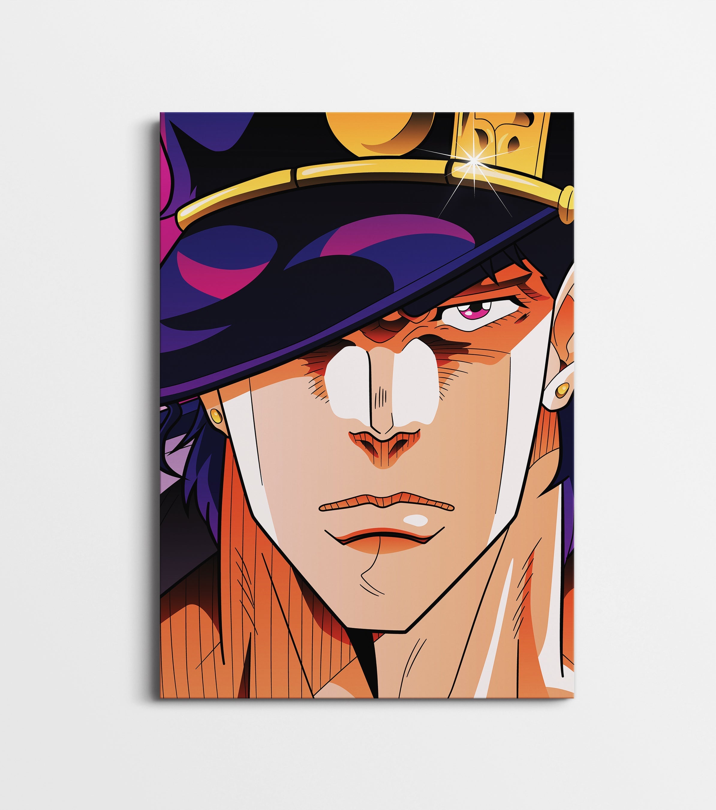 Jotaro Kujo Anime Poster | Stardust Crusaders Wall Art Lazywalls