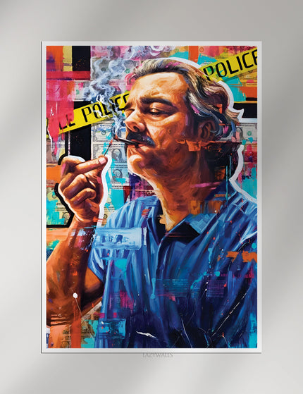 Pablo Escobar Wall Art | Narcos Sigma Male Aesthetic Poster Lazywalls
