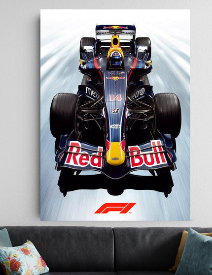 Red Bull Racing F1 Car Poster | Formula 1 Speed Wall Art Lazywalls