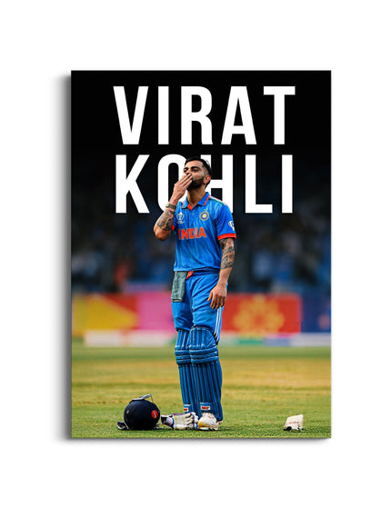 Virat Kohli Tribute Poster | Iconic India Cricket Wall Art Lazywalls