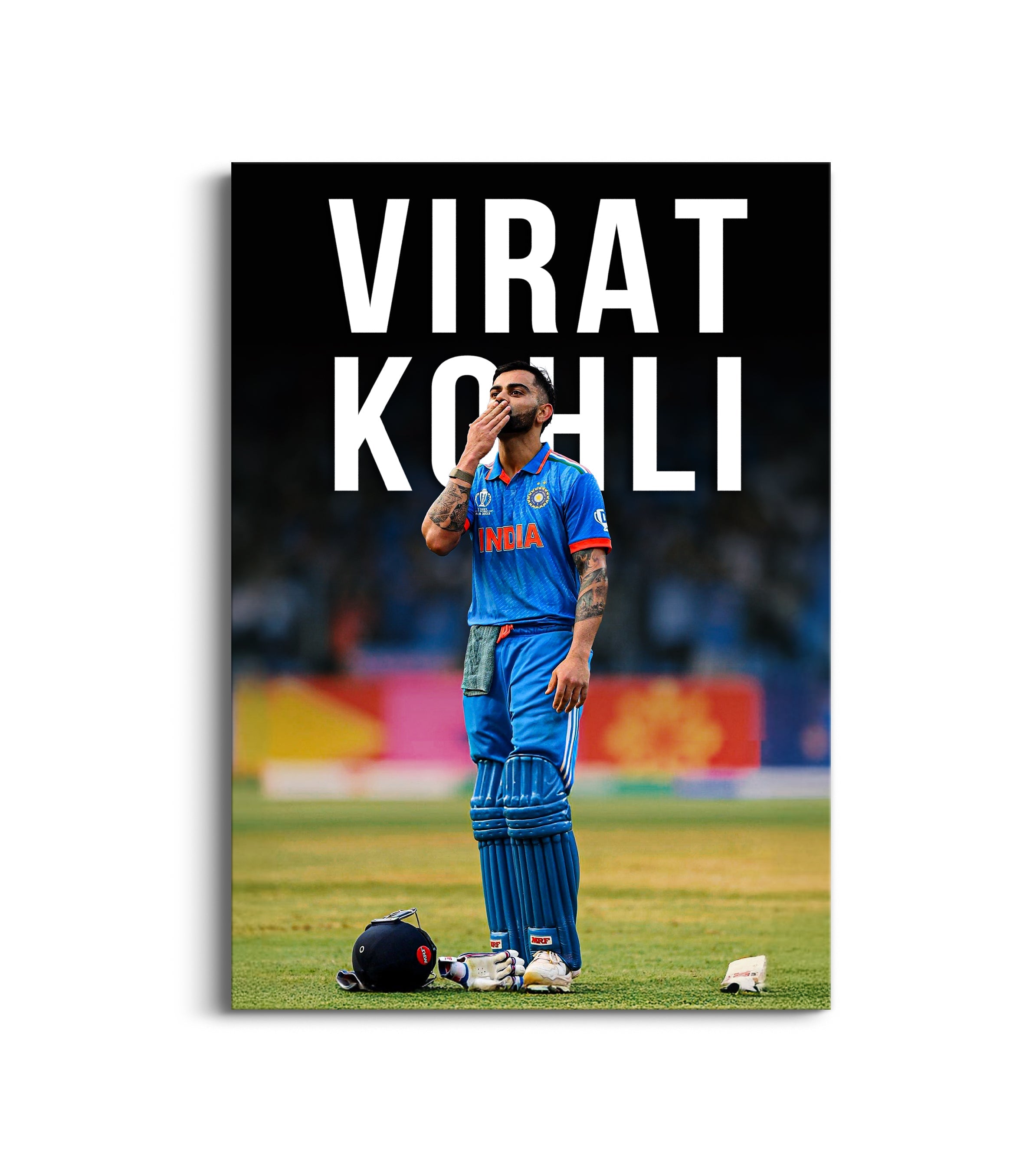 Virat Kohli Tribute Poster | Iconic India Cricket Wall Art Lazywalls