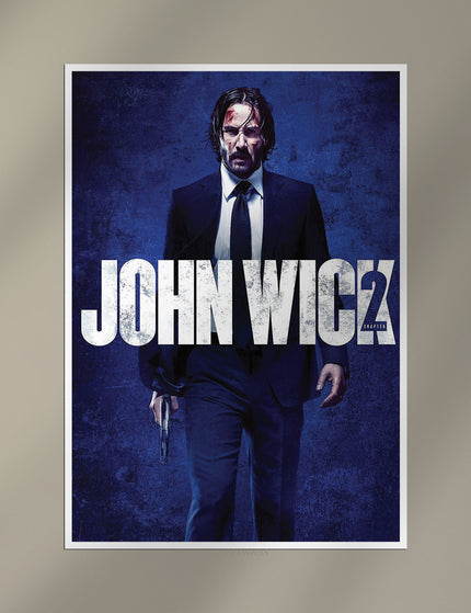 John Wick Chapter 2 Poster | Action Movie Wall Art Print Lazywalls