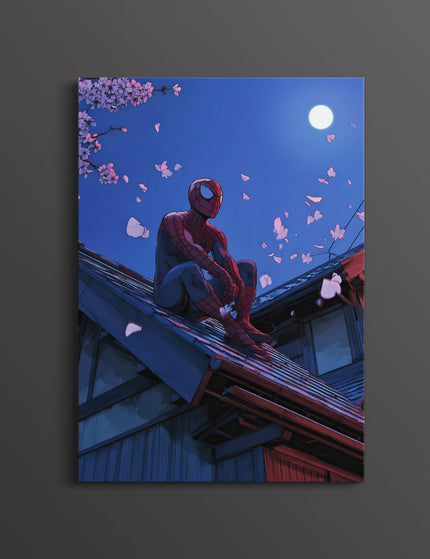 Spider-Man Aesthetic Night Poster | Marvel Wall Art Lazywalls