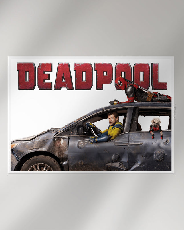 Deadpool & Wolverine Poster | Superhero Wall Art Lazywalls