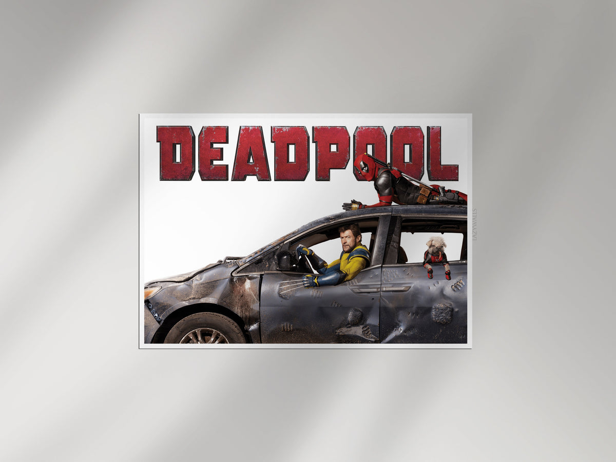 Deadpool & Wolverine Poster | Superhero Wall Art Lazywalls