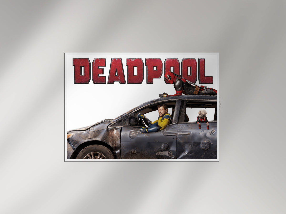 Deadpool & Wolverine Poster | Superhero Wall Art Lazywalls