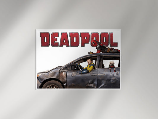 Deadpool & Wolverine Poster | Superhero Wall Art Lazywalls