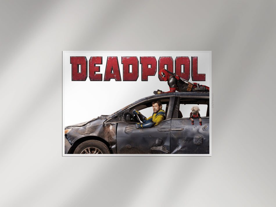 Deadpool & Wolverine Poster | Superhero Wall Art Lazywalls