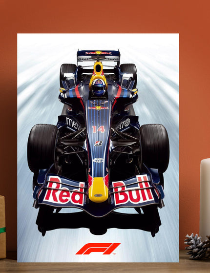 Red Bull Racing F1 Car Poster | Formula 1 Speed Wall Art Lazywalls