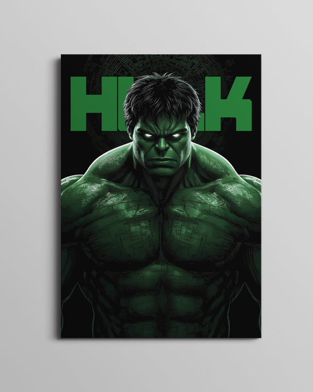 Hulk Dark Poster | Marvel Superhero Wall Art Lazywalls