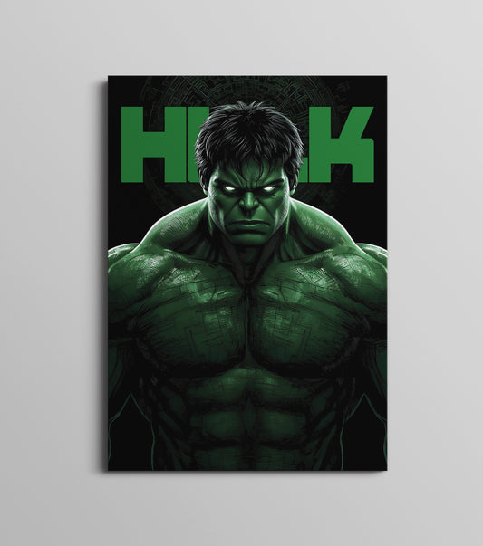Hulk Dark Poster | Marvel Superhero Wall Art Lazywalls