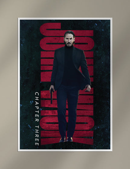 John Wick Chapter 3 Poster | Parabellum Action Movie Wall Art Lazywalls