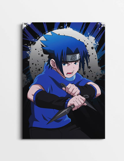 Sasuke Uchiha Anime Poster | Naruto Shippuden Wall Art Decor Lazywalls