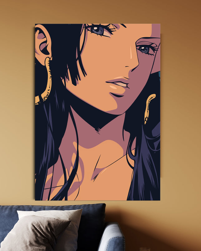 Nico Robin Luxury Aesthetic Poster | One Piece Anime Wall Art Lazywalls