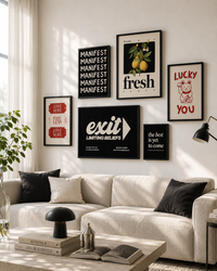 6 Piece Motivational Wall Art Set Lazywalls