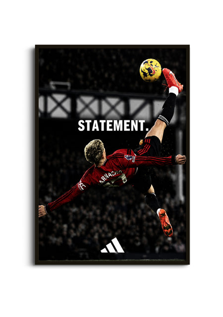 Alejandro Garnacho Statement Wall Art Lazywalls