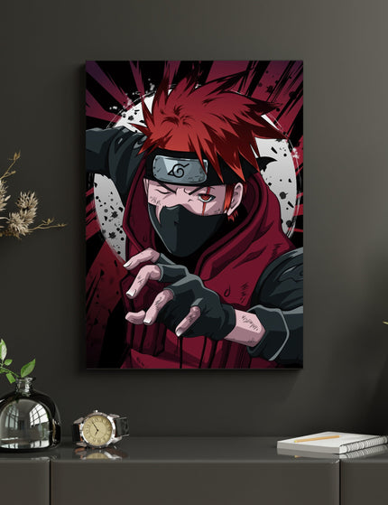 Kakashi Hatake Naruto Anime Poster | Sharingan Ninja Wall Art Lazywalls