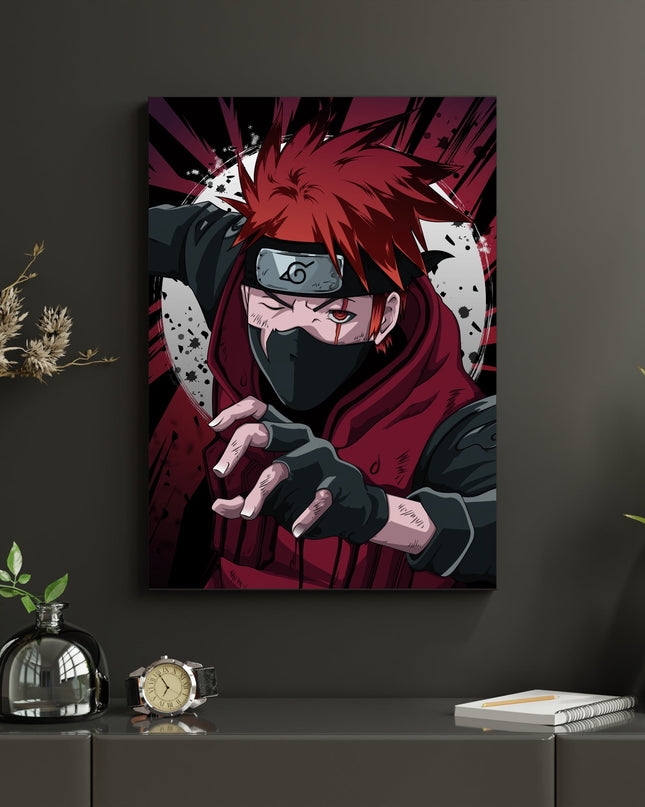 Kakashi Hatake Naruto Anime Poster | Sharingan Ninja Wall Art Lazywalls