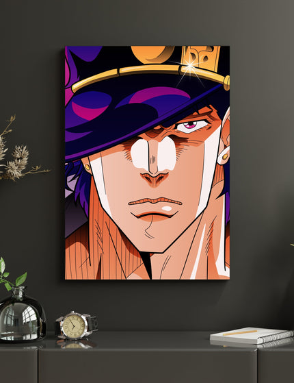 Jotaro Kujo Anime Poster | Stardust Crusaders Wall Art Lazywalls