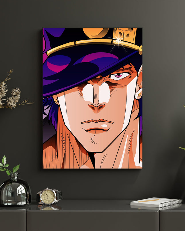 Jotaro Kujo Anime Poster | Stardust Crusaders Wall Art Lazywalls