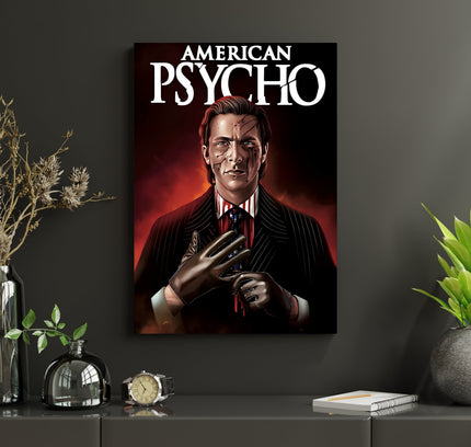 American Psycho Poster | Patrick Bateman Wall Art | Dark Movie Decor Lazywalls