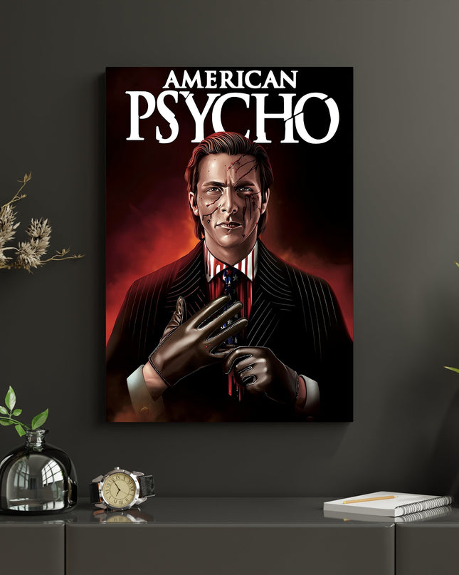 American Psycho Poster | Patrick Bateman Wall Art | Dark Movie Decor Lazywalls