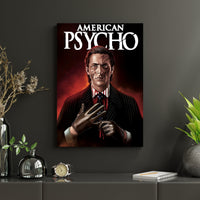 American Psycho Poster | Patrick Bateman Wall Art | Dark Movie Decor Lazywalls