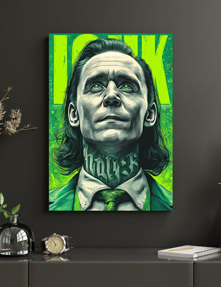 Loki Poster Marvel Wall Art | God of Mischief Room Decor Lazywalls