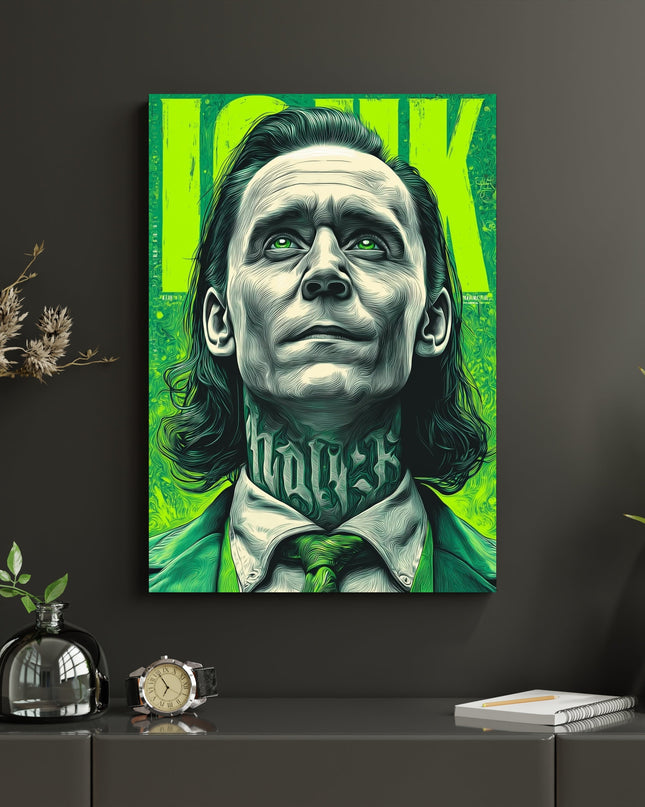 Loki Poster Marvel Wall Art | God of Mischief Room Decor Lazywalls