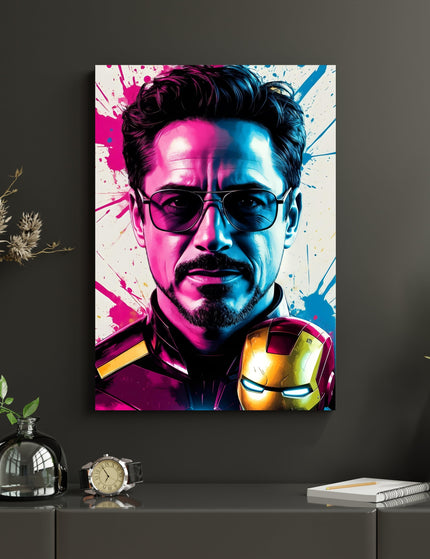 Iron Man Poster Marvel Wall Art | Tony Stark Room Decor Lazywalls