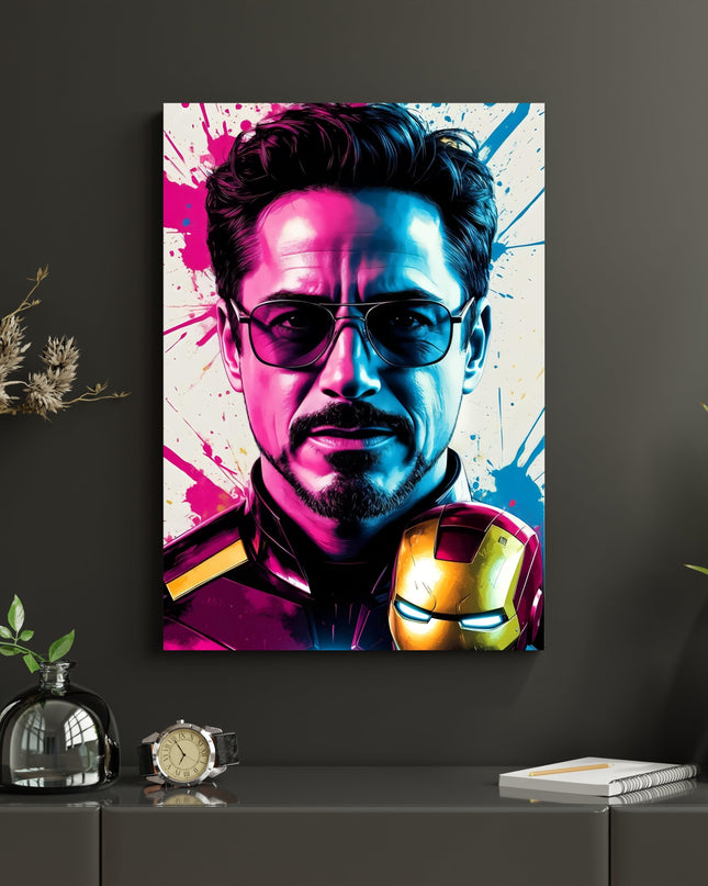 Iron Man Poster Marvel Wall Art | Tony Stark Room Decor Lazywalls