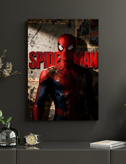 Spider-Man Dark Poster | Marvel Superhero Wall Art Lazywalls